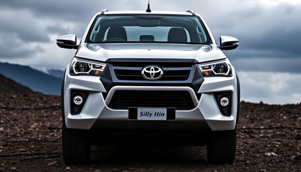 Hilux Champ's rugged design