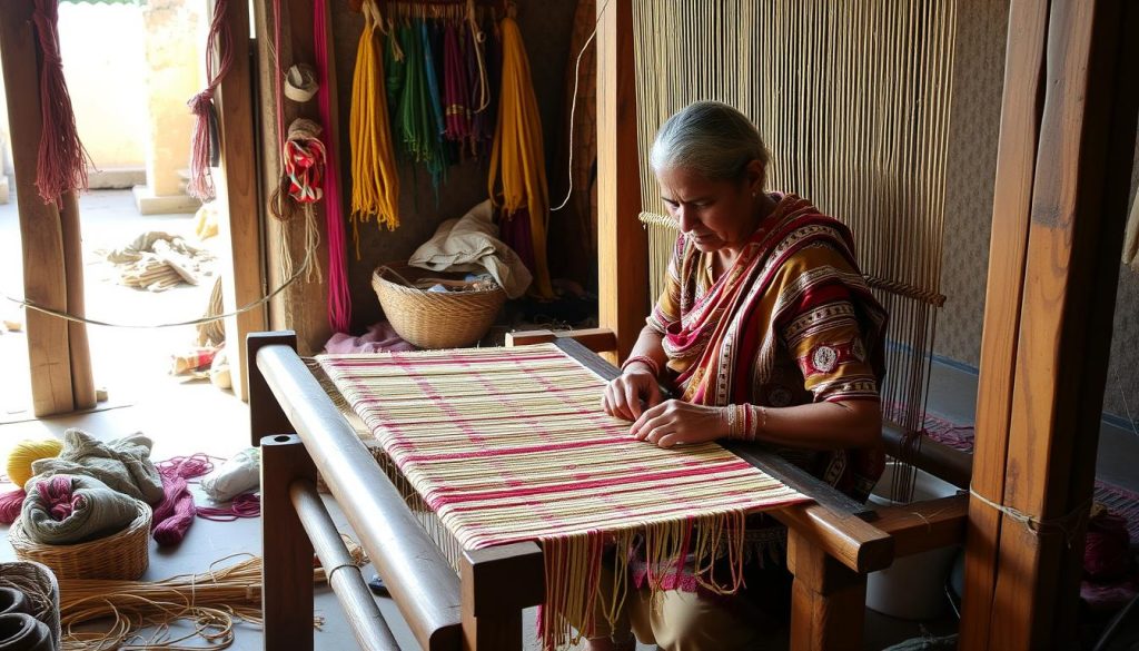 khaddar weaving techniques