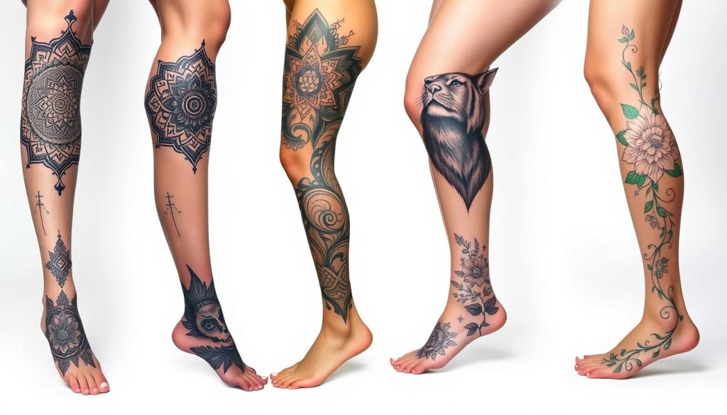 Creative Placement Ideas for Leg Tattoos