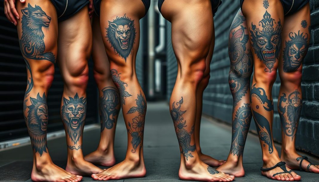 leg tattoos men​