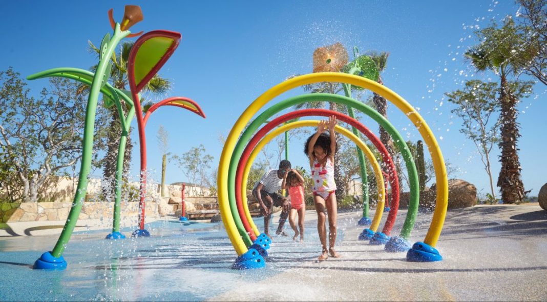 Interactive Pool Features for Kids, Sprays, Slides, and More